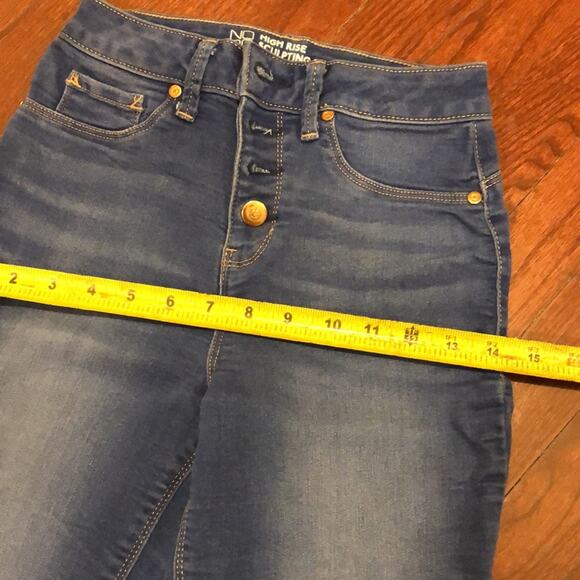 NOBO Classic High Rise Blue Faded Skinny Jeans - Picture 5 of 7